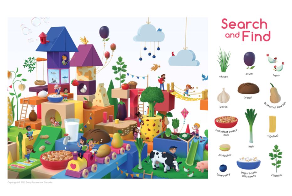 Search and Find Game - Block Village