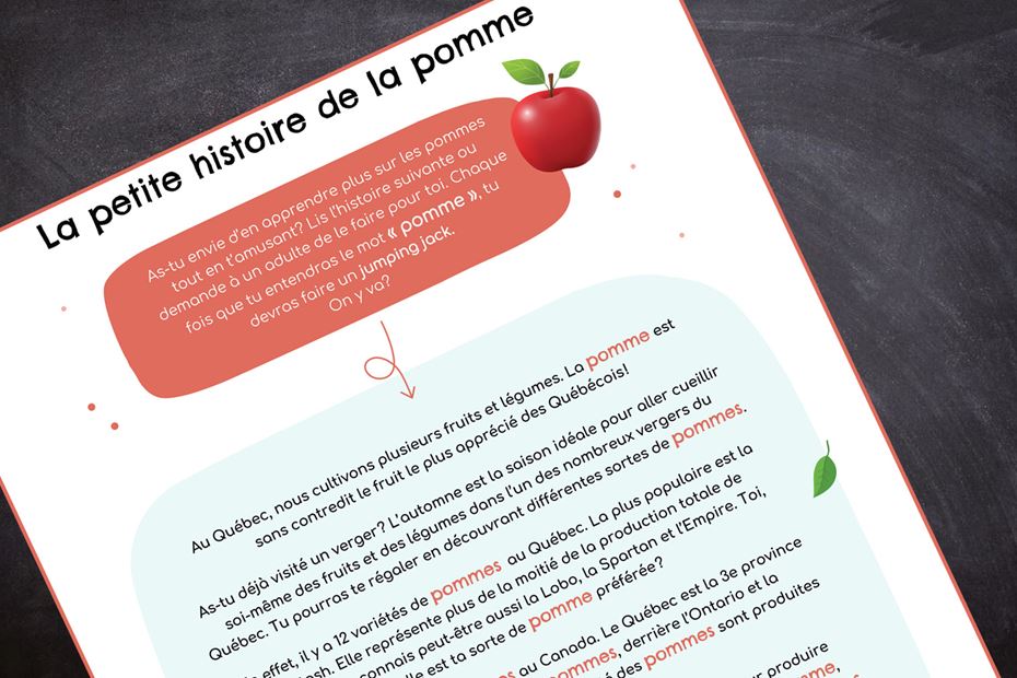 Histoire De La Pomme F FR