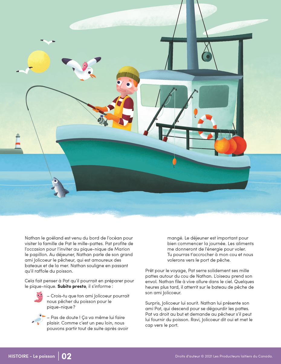 Fisherman on his boat, fishing FR