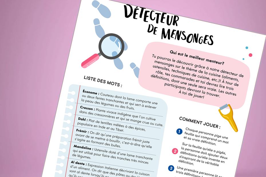 Game Détecteur De Mensonge FR