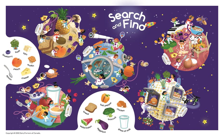 Search and Find - Food Mission - Conquer the Galaxy of the 5 Senses