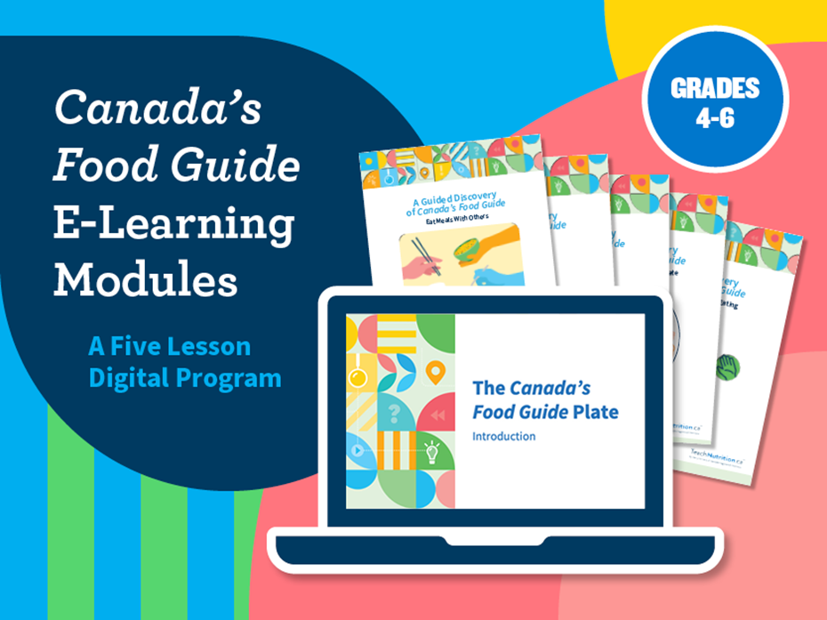 Canada's Food Guide E-Learning Modules Grades 4-6 