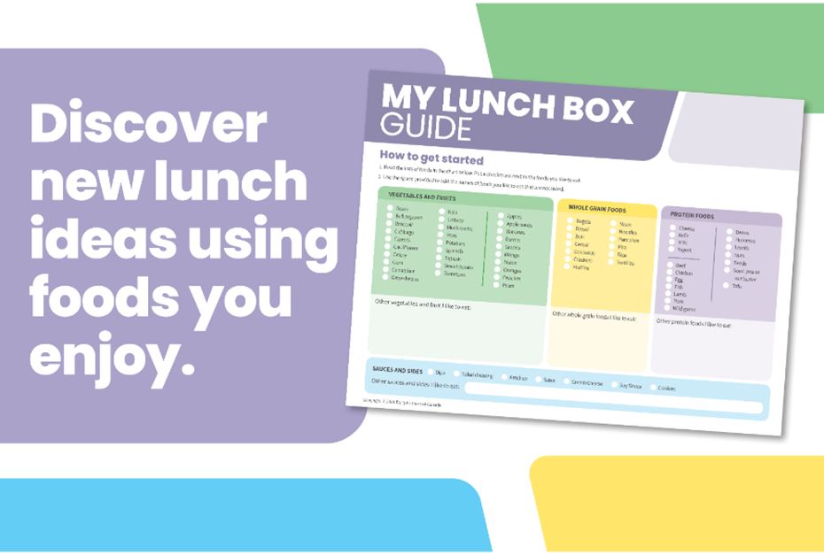 My Lunch Box Guide Activity