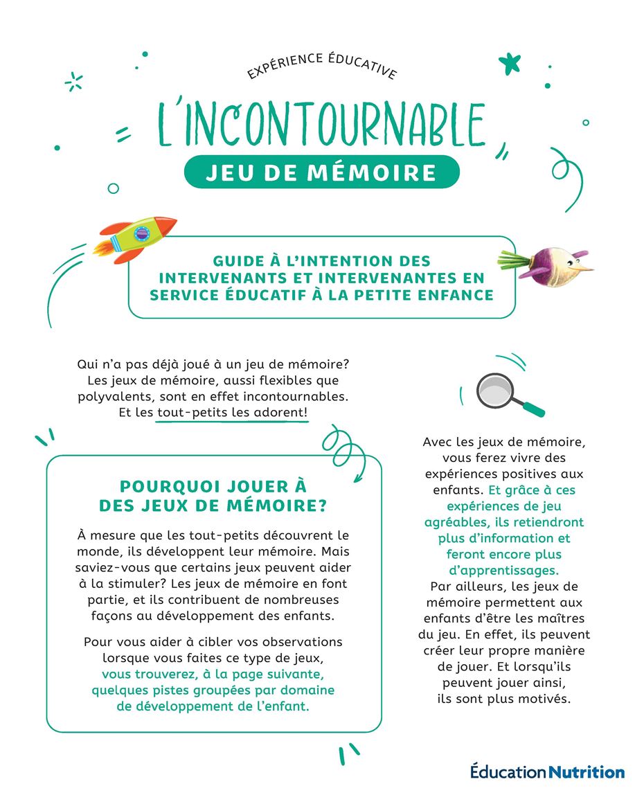 Page From Jeux mémoire Guide intervenant - image of a rocketship - FR