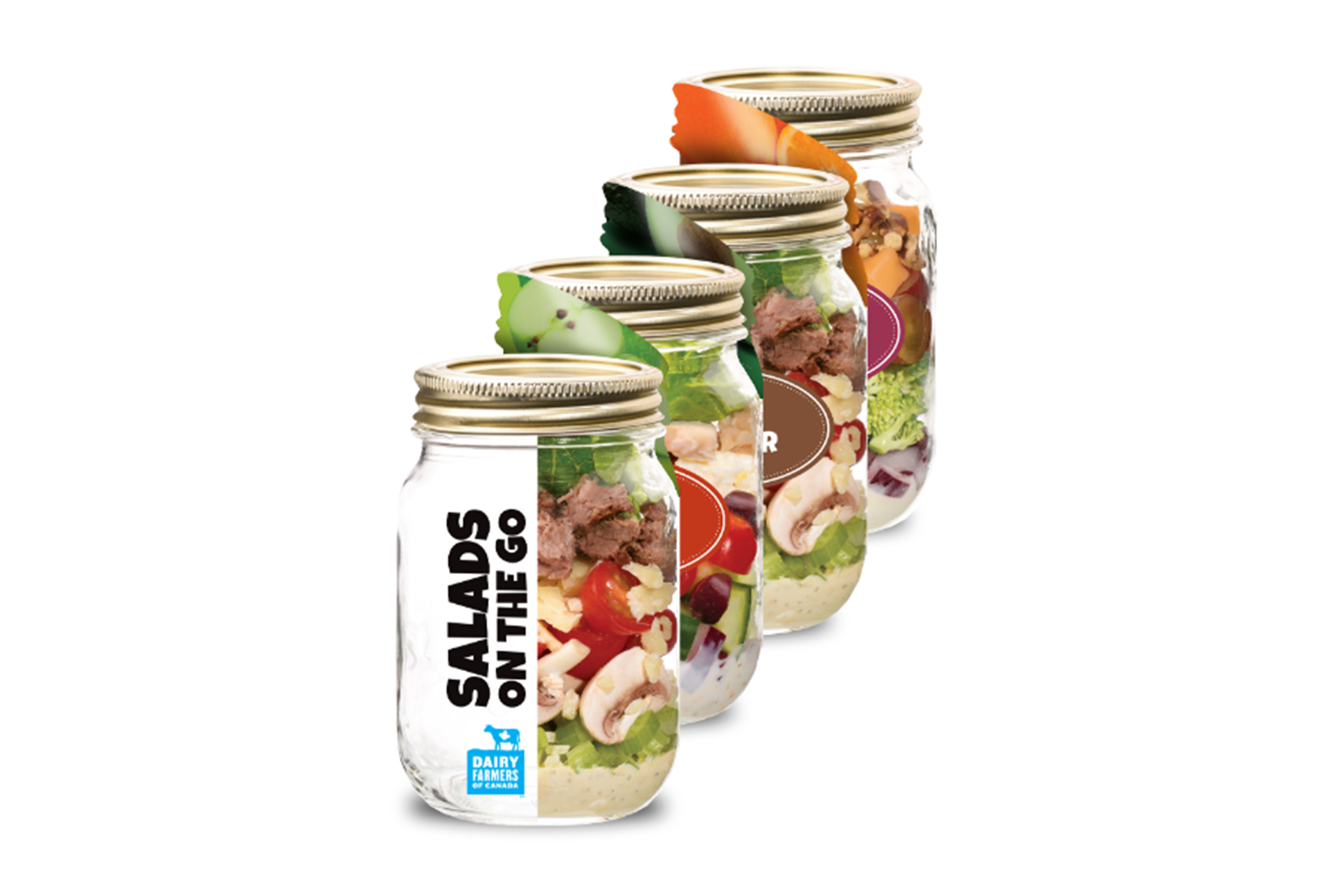 Meals in a Jar Recipe Brochure: Salads on the go