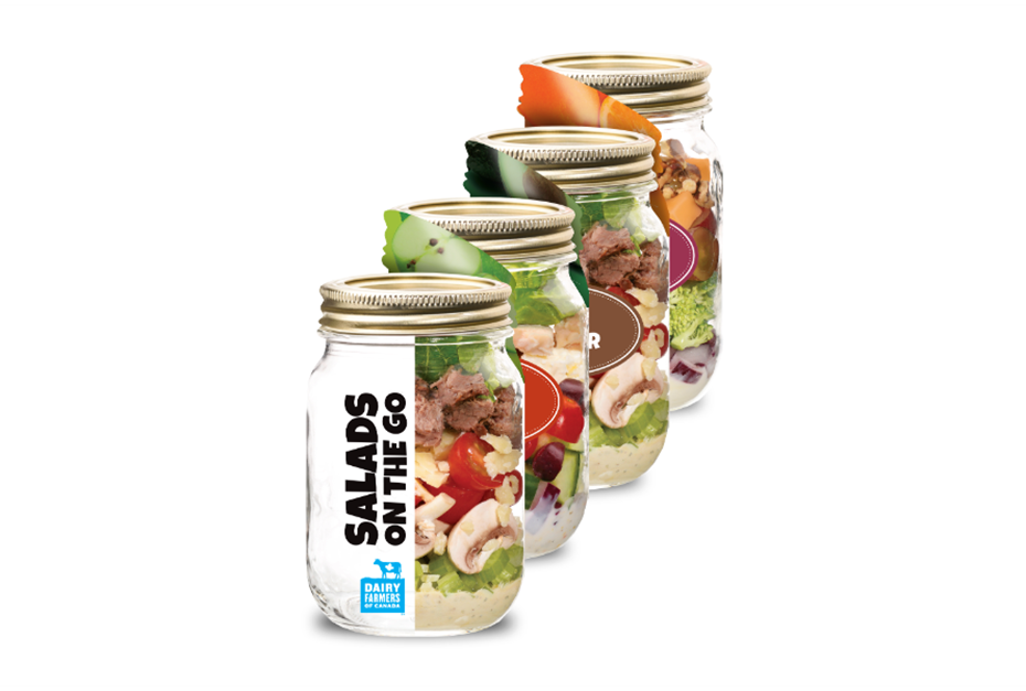 Meals in a Jar Recipe Brochure: Salads on the go